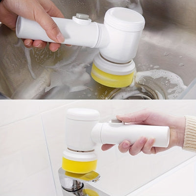 Electric Spin Brush – USB Rechargeable, Handheld & Cordless Cleaner